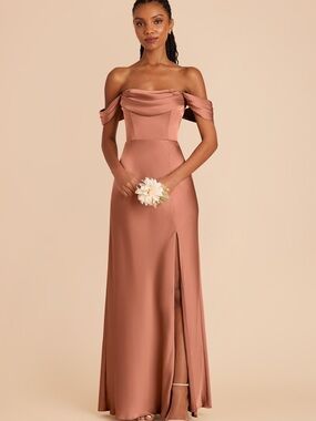 Birdie Grey bridesmaid dress in terracotta color size XS